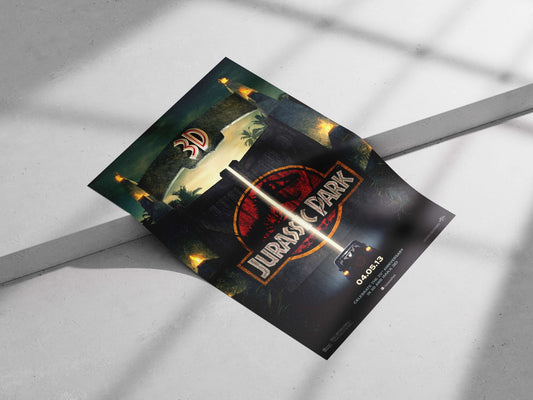 Jurassic Park Main Subject: Jurassic Park Matte poster print — Bollywood wall art India | PosterBoizz