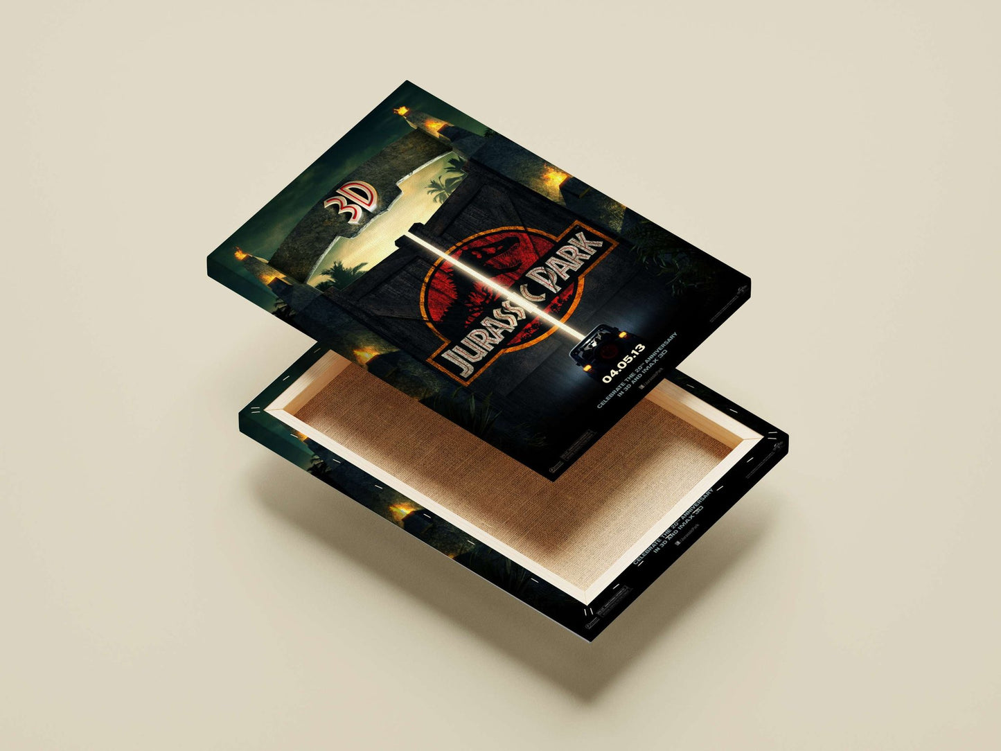 Jurassic Park Main Subject: Jurassic Park Canvas wall art — Bollywood wall art India | PosterBoizz