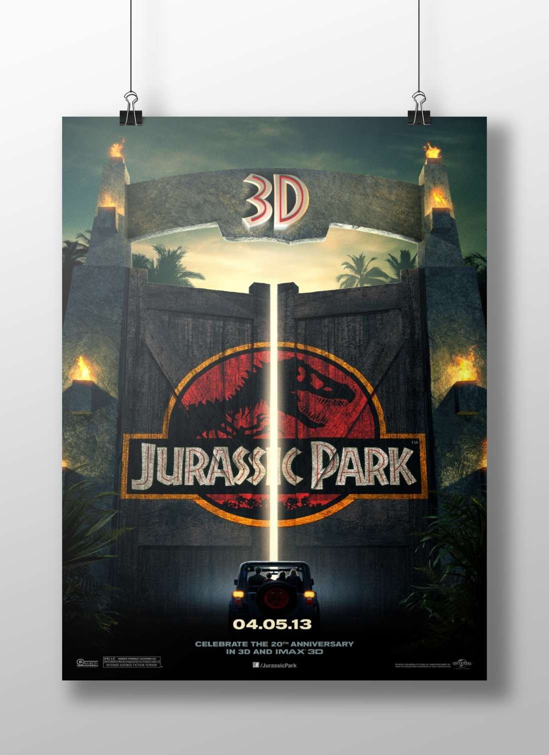Jurassic Park Main Subject: Jurassic Park Matte BoizzBoard rigid print — Bollywood wall art India | PosterBoizz