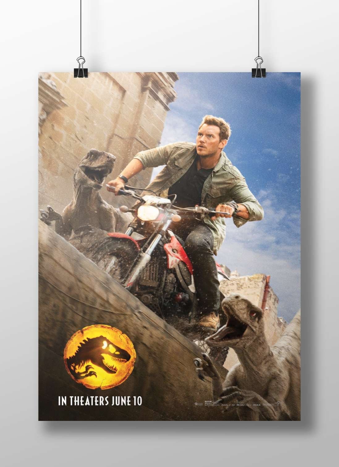 Jurassic World: Fallen Kingdom Main Subject: Jurassic World: Fallen Kingdom Matte BoizzBoard rigid print — Bollywood wall