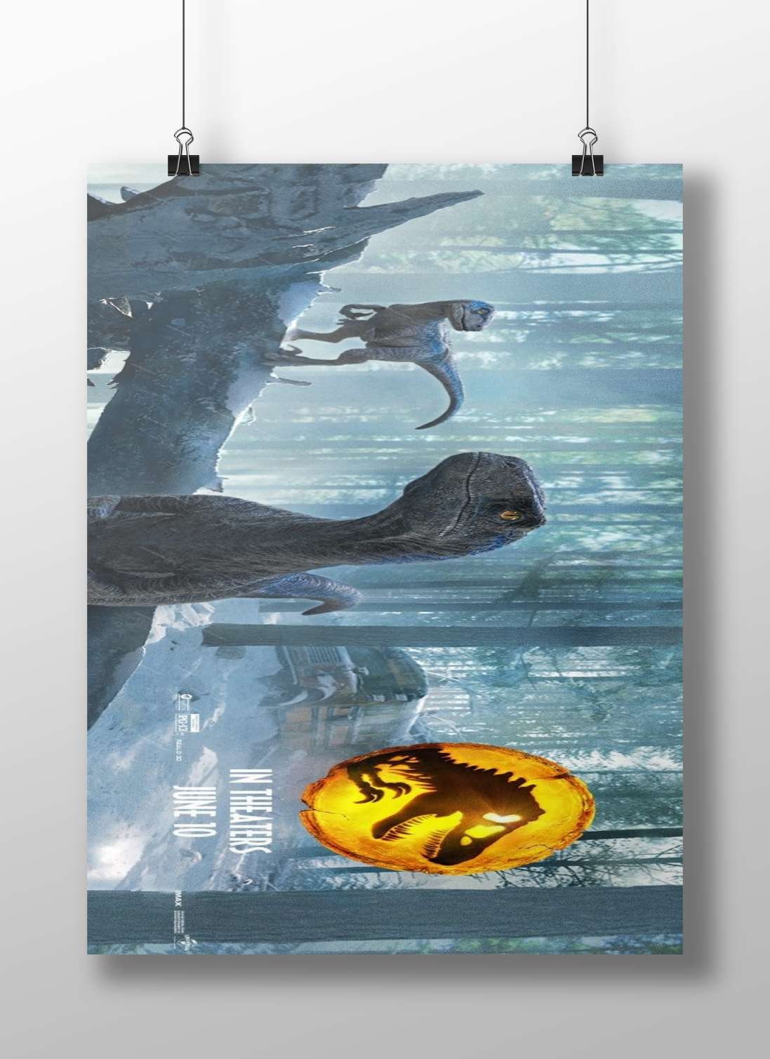 Velociraptor and Tyrannosaurus rex from Jurassic Park franchise Main Subject: Velociraptor and Tyrannosaurus rex from