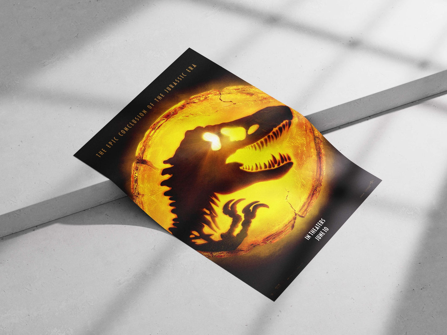 Tyrannosaurus rex from the Jurassic Park franchise Main Subject: Tyrannosaurus rex from the Jurassic Park franchise Matte