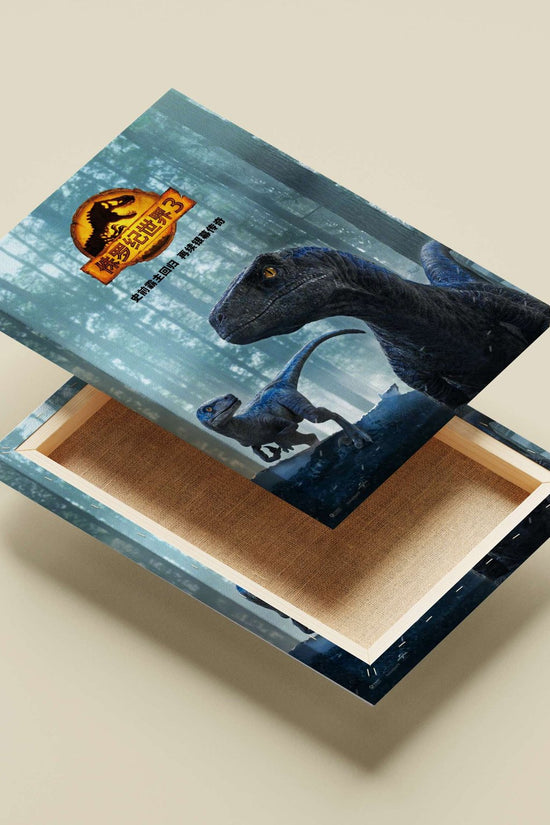 Jurassic World 3 (franchise: Jurassic World) Main Subject: Jurassic World 3 (franchise: Jurassic World) Canvas wall art —