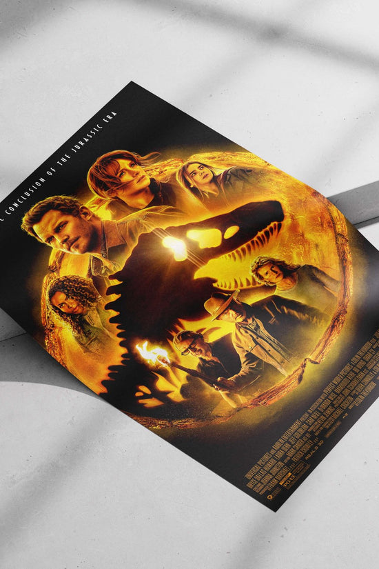 Jurassic World Dominion Main Subject: Jurassic World Dominion Matte poster print — Bollywood wall art India | PosterBoizz