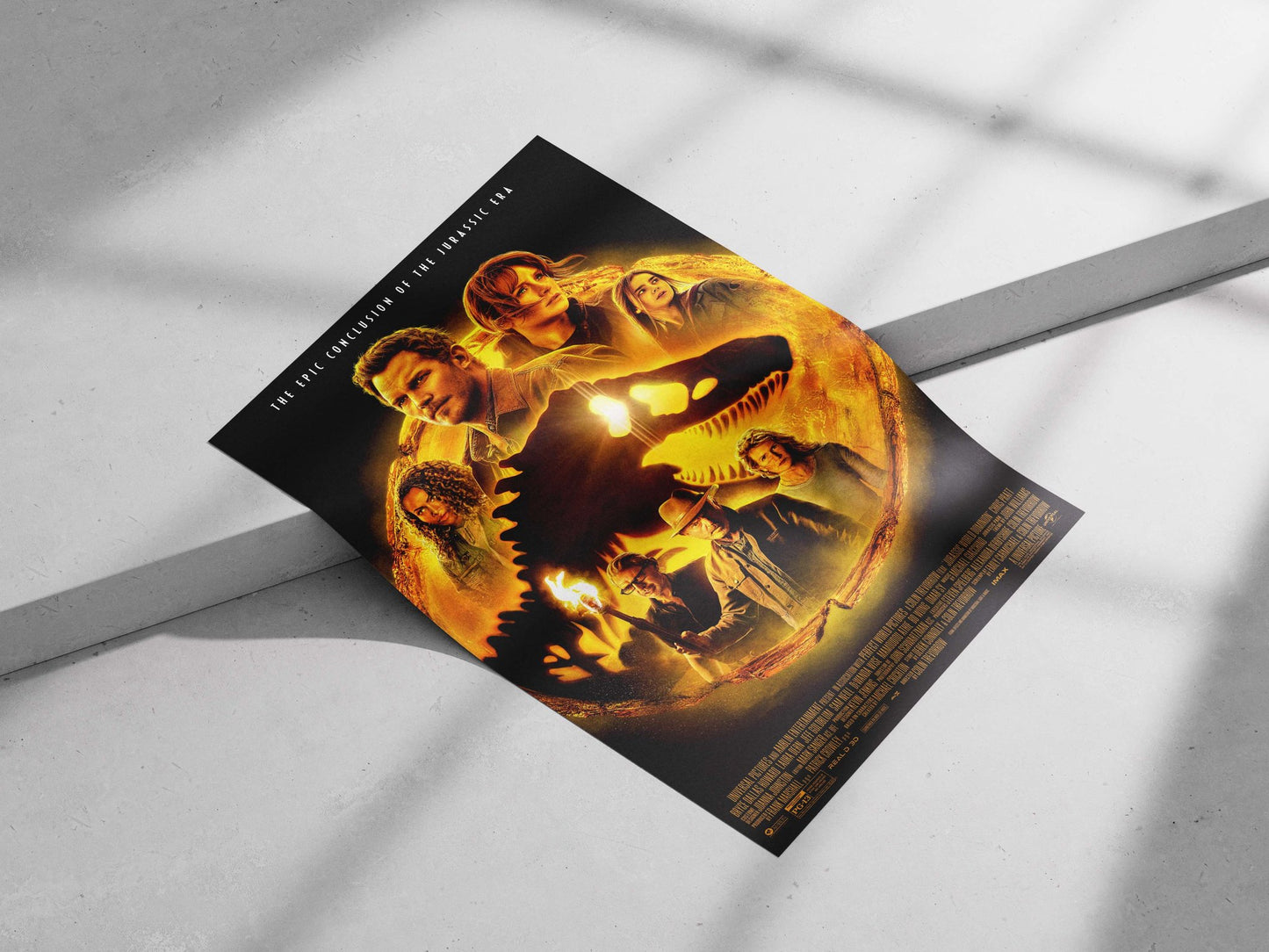 Jurassic World Dominion Main Subject: Jurassic World Dominion Matte poster print — Bollywood wall art India | PosterBoizz