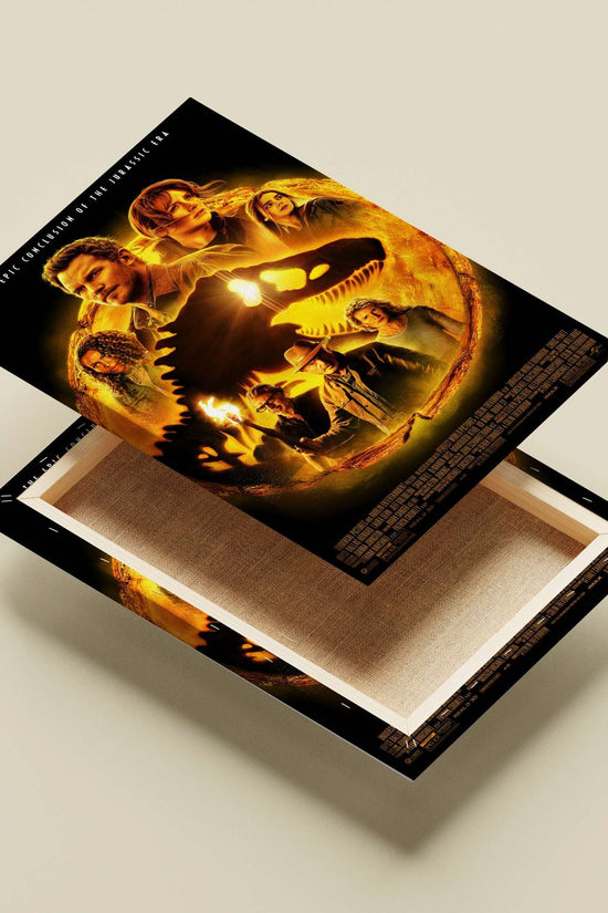 Jurassic World Dominion Main Subject: Jurassic World Dominion Canvas wall art — Bollywood wall art India | PosterBoizz