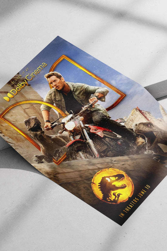 Jurassic World franchise Main Subject: Jurassic World franchise Matte poster print — Hollywood wall art India | PosterBoizz