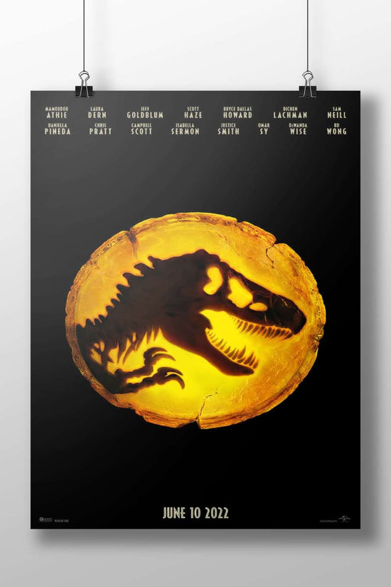 T-Rex fossil (Jurassic Park franchise) Main Subject: T-Rex fossil (Jurassic Park franchise) Matte BoizzBoard rigid print —