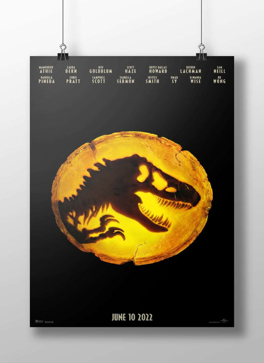 T-Rex fossil (Jurassic Park franchise) Main Subject: T-Rex fossil (Jurassic Park franchise) Matte BoizzBoard rigid print —
