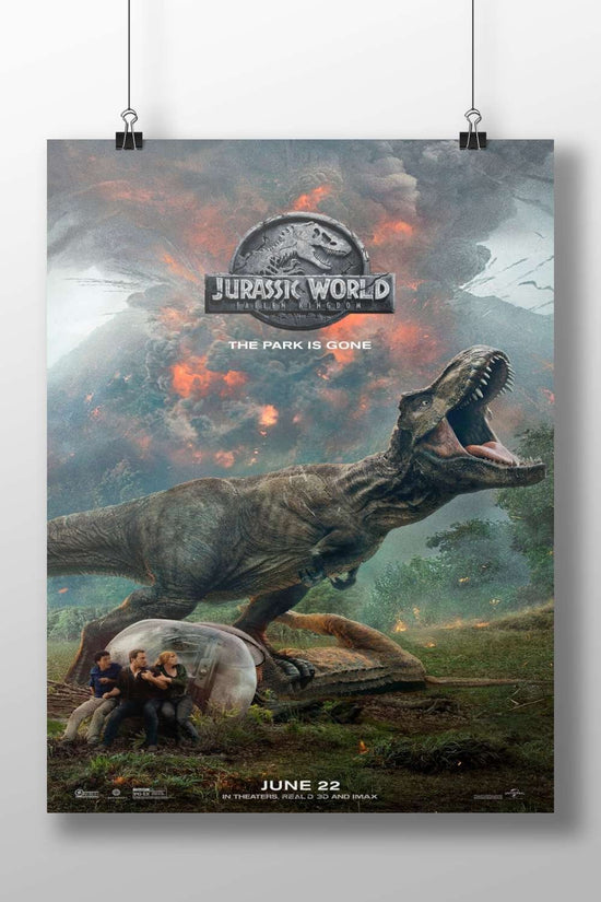 Jurassic World: Fallen Kingdom Main Subject: Jurassic World: Fallen Kingdom Matte BoizzBoard rigid print — Bollywood wall
