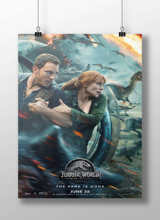 Jurassic World: Fallen Kingdom (film) Main Subject: Jurassic World: Fallen Kingdom (film) Matte BoizzBoard rigid print —