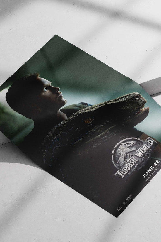 Indoraptor from Jurassic World: Fallen Kingdom Main Subject: Indoraptor from Jurassic World: Fallen Kingdom Matte poster