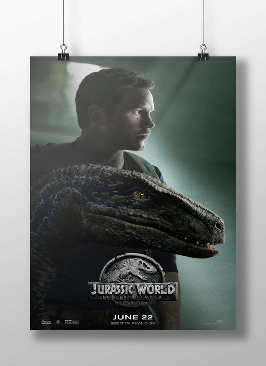 Indoraptor from Jurassic World: Fallen Kingdom Main Subject: Indoraptor from Jurassic World: Fallen Kingdom Matte BoizzBoard