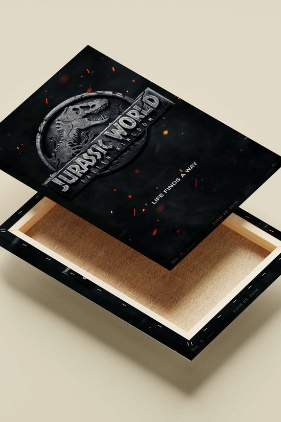 Jurassic World: Fallen Kingdom Main Subject: Jurassic World: Fallen Kingdom Canvas wall art — Bollywood wall art India |