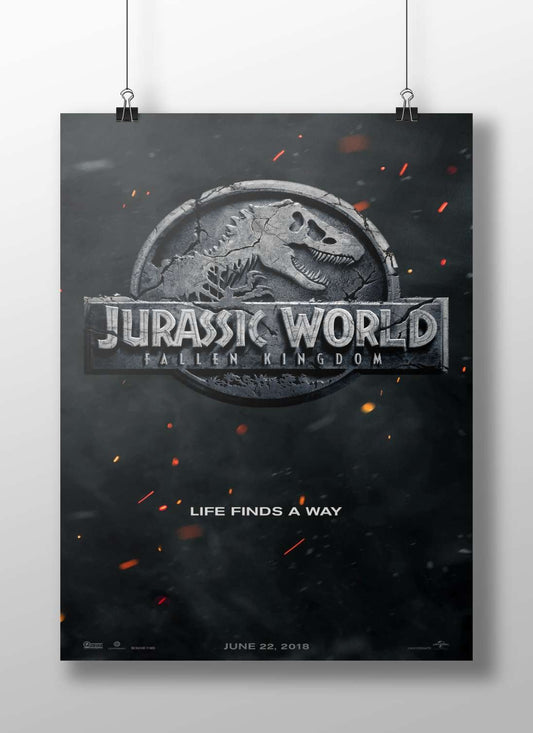 Jurassic World: Fallen Kingdom Main Subject: Jurassic World: Fallen Kingdom Matte BoizzBoard rigid print — Bollywood wall
