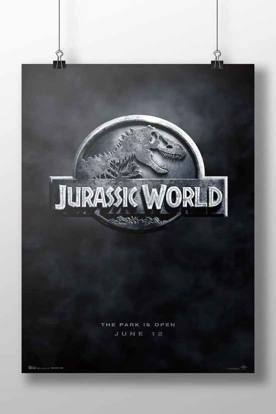 Jurassic World franchise logo Main Subject: Jurassic World franchise logo Matte BoizzBoard rigid print — Gaming wall art