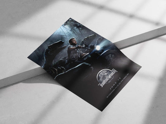 Jurassic World franchise Main Subject: Jurassic World franchise Matte poster print — Hollywood wall art India | PosterBoizz
