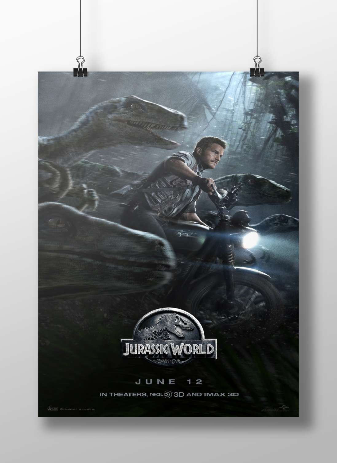 Jurassic World franchise Main Subject: Jurassic World franchise Matte BoizzBoard rigid print — Hollywood wall art India |