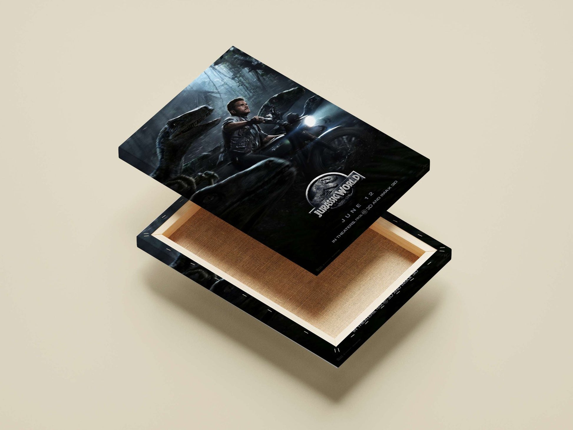 Jurassic World franchise Main Subject: Jurassic World franchise Canvas wall art — Hollywood wall art India | PosterBoizz