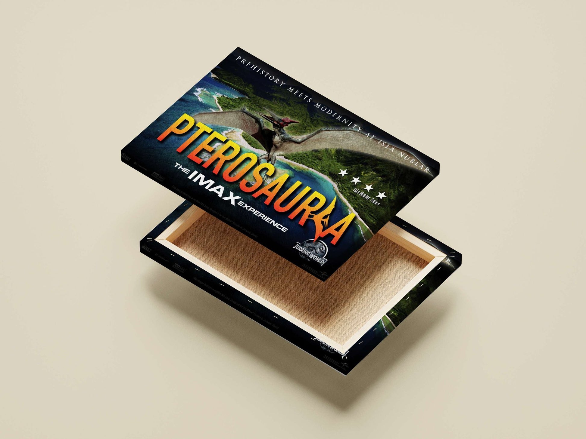 Pterosauria (Jurassic World film) Main Subject: Pterosauria (Jurassic World film) Canvas wall art — Superhero wall art India
