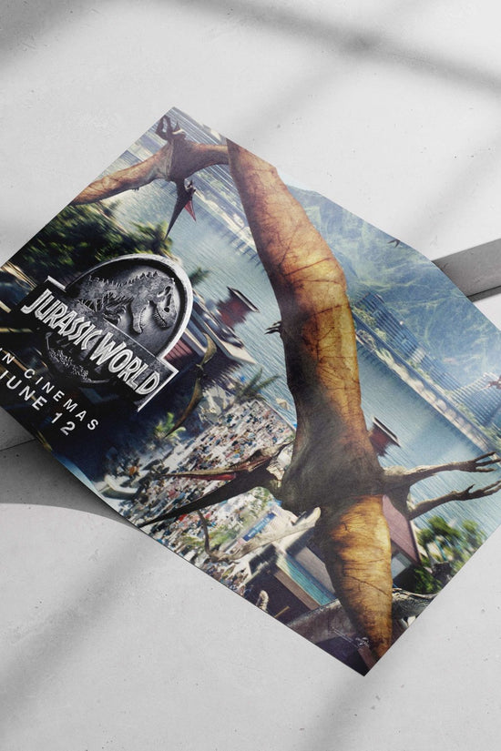Jurassic World Main Subject: Jurassic World Matte poster print — Bollywood wall art India | PosterBoizz