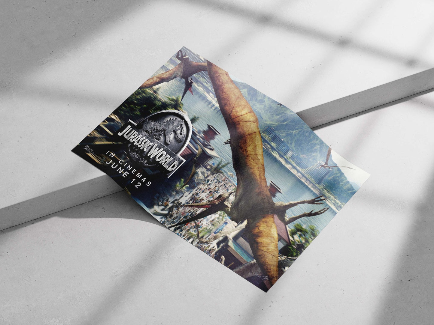 Jurassic World Main Subject: Jurassic World Matte poster print — Bollywood wall art India | PosterBoizz
