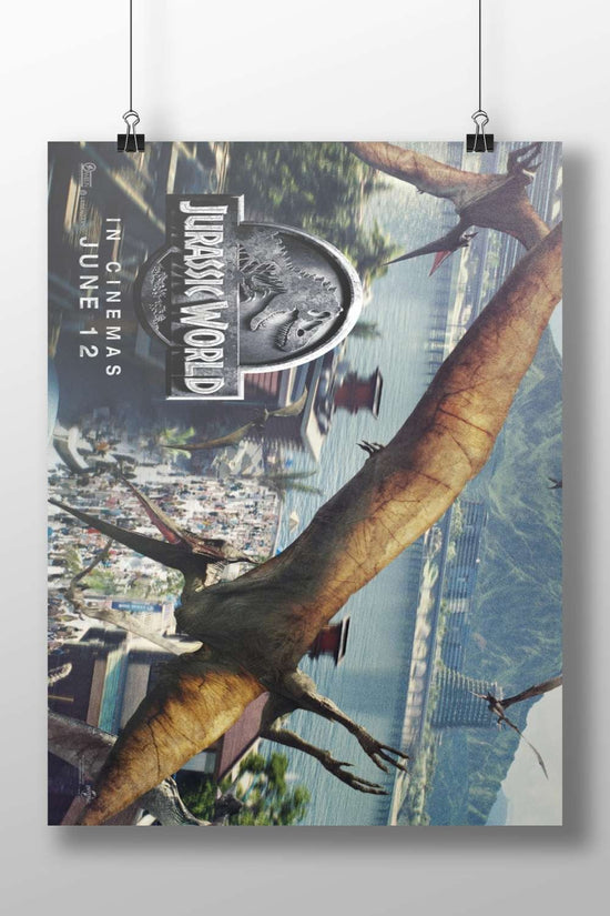 Jurassic World Main Subject: Jurassic World Matte BoizzBoard rigid print — Bollywood wall art India | PosterBoizz