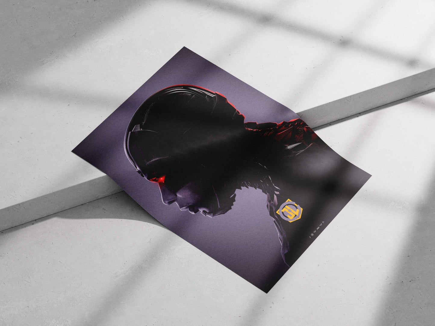 Vision (Marvel Comics character) Main Subject: Vision (Marvel Comics character) Matte poster print — Superhero wall art