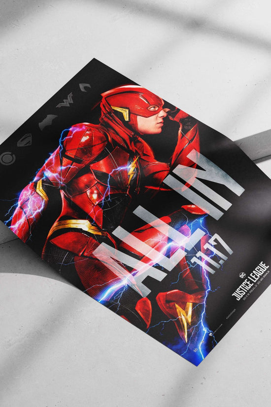 The Flash (Barry Allen) from DC Comics Justice League Main Subject: The Flash (Barry Allen) from DC Comics Justice League