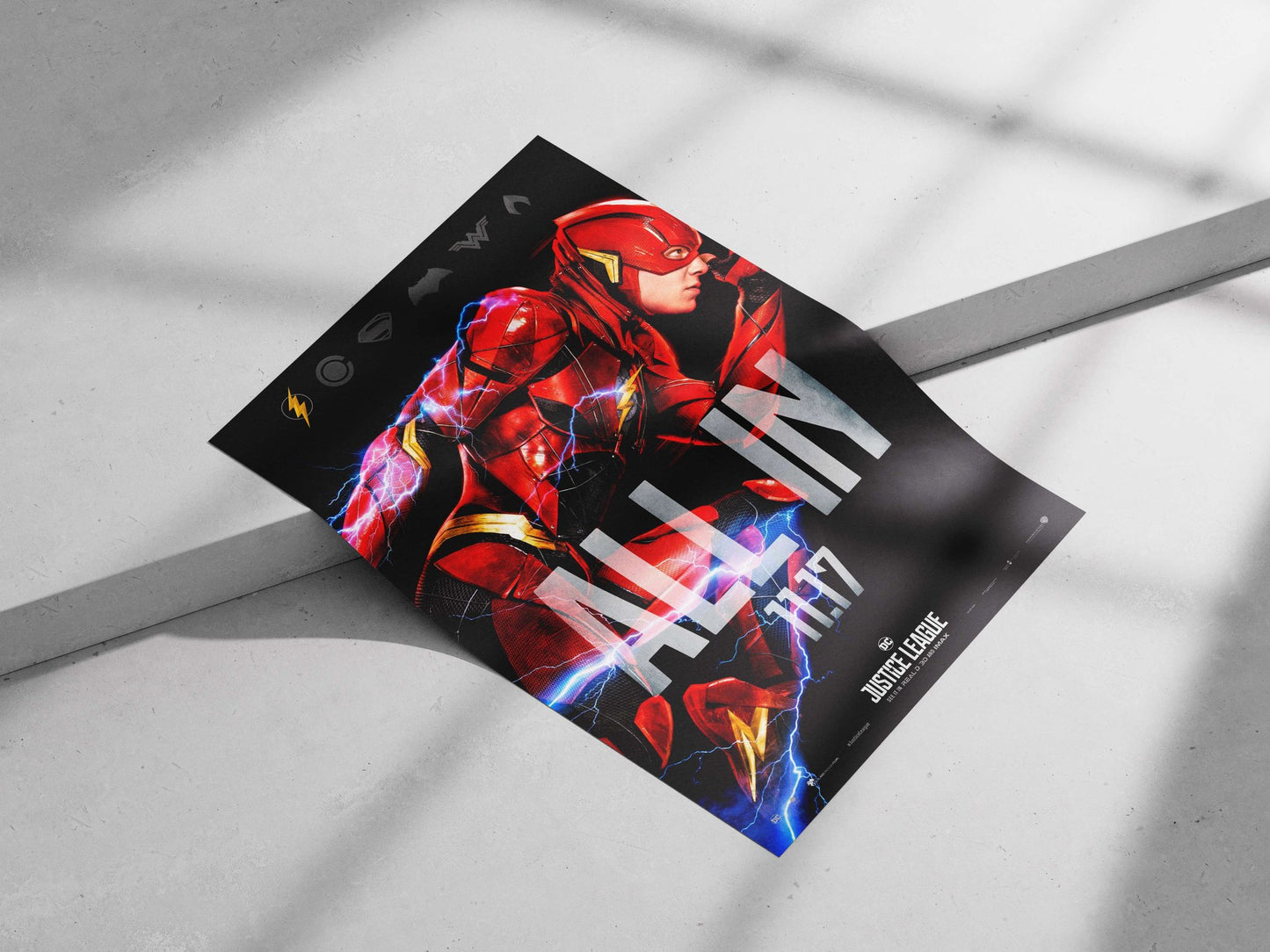 The Flash (Barry Allen) from DC Comics Justice League Main Subject: The Flash (Barry Allen) from DC Comics Justice League
