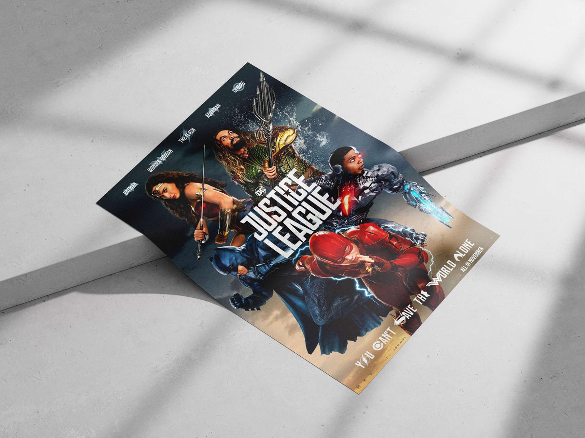 Justice League (DC Comics) featuring Batman, Wonder Woman, The Flash, Aquaman, and Cyborg Main Subject: Justice League (DC