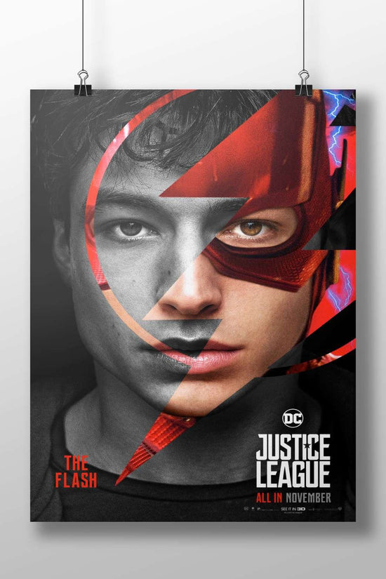 Barry Allen as The Flash from DC Comics' Justice League Main Subject: Barry Allen as The Flash from DC Comics' Justice