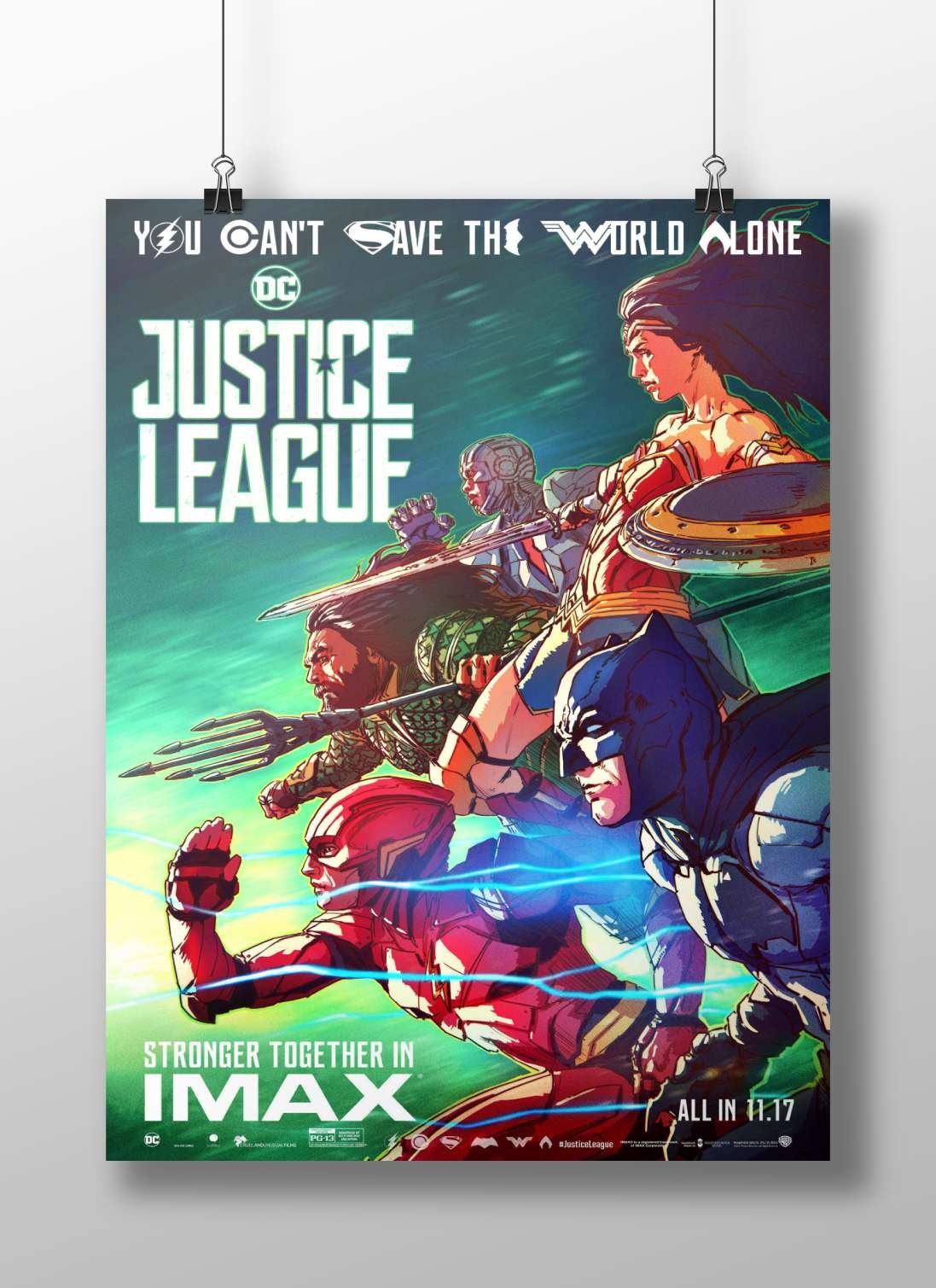 Wonder Woman, Cyborg, Aquaman, The Flash, Batman (DC Comics Justice League) Main Subject: Wonder Woman, Cyborg, Aquaman, The