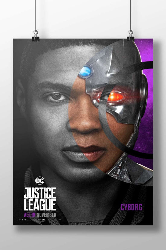 Cyborg (Victor Stone) from DC's Justice League Main Subject: Cyborg (Victor Stone) from DC's Justice League Matte BoizzBoard