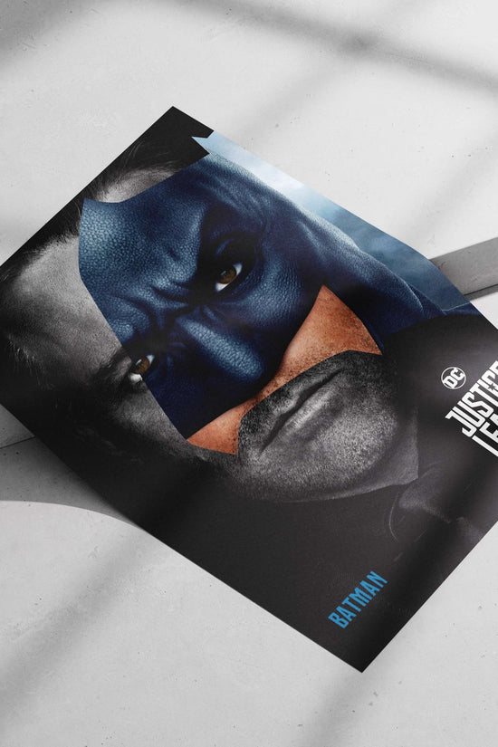 Batman from DC Comics' Justice League franchise Main Subject: Batman from DC Comics' Justice League franchise Matte poster