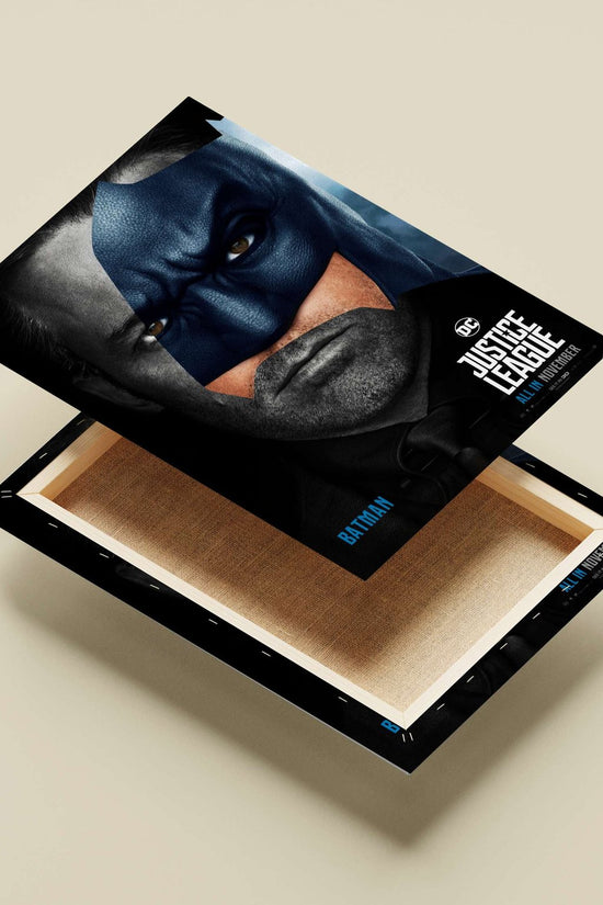 Batman from DC Comics' Justice League franchise Main Subject: Batman from DC Comics' Justice League franchise Canvas wall