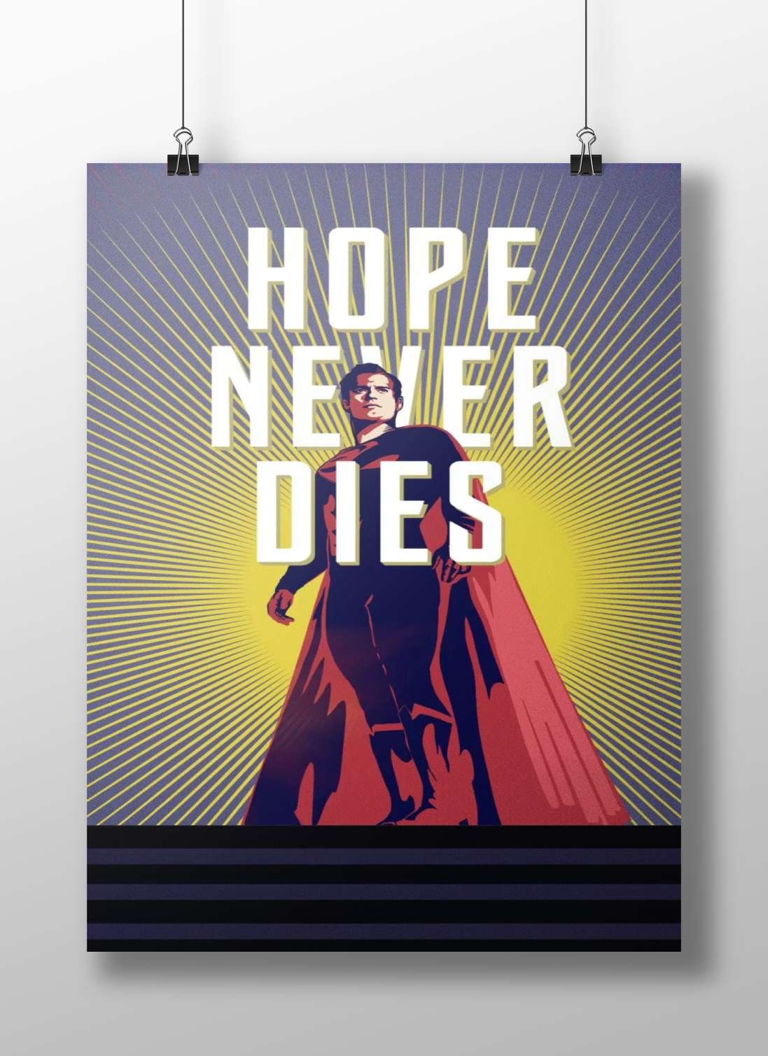 Superman (DC Comics character) Main Subject: Superman (DC Comics character) Matte BoizzBoard rigid print — Superhero wall