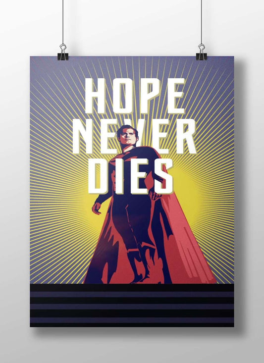 Superman (DC Comics character) Main Subject: Superman (DC Comics character) Matte BoizzBoard rigid print — Superhero wall