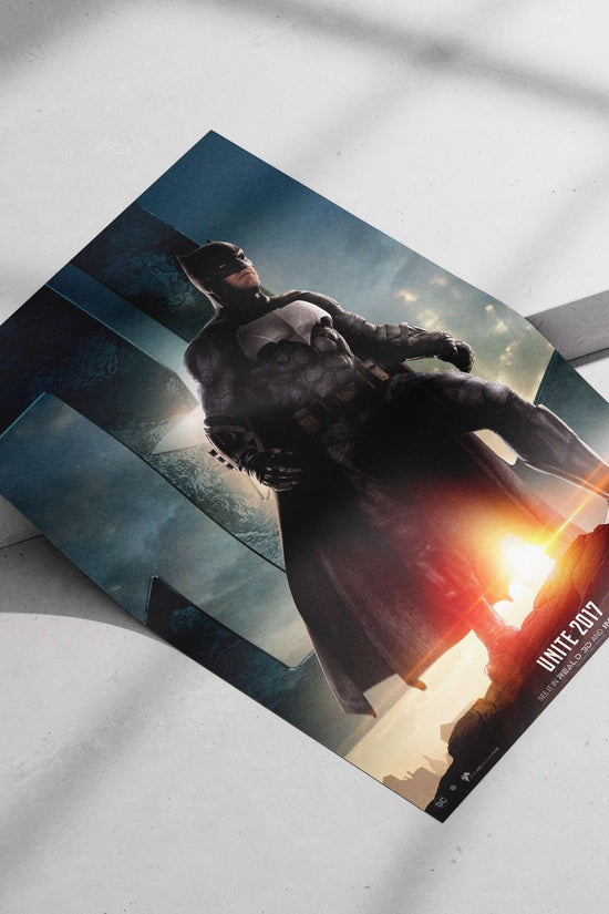 Batman (DC Comics' Justice League franchise) Main Subject: Batman (DC Comics' Justice League franchise) Matte poster print —