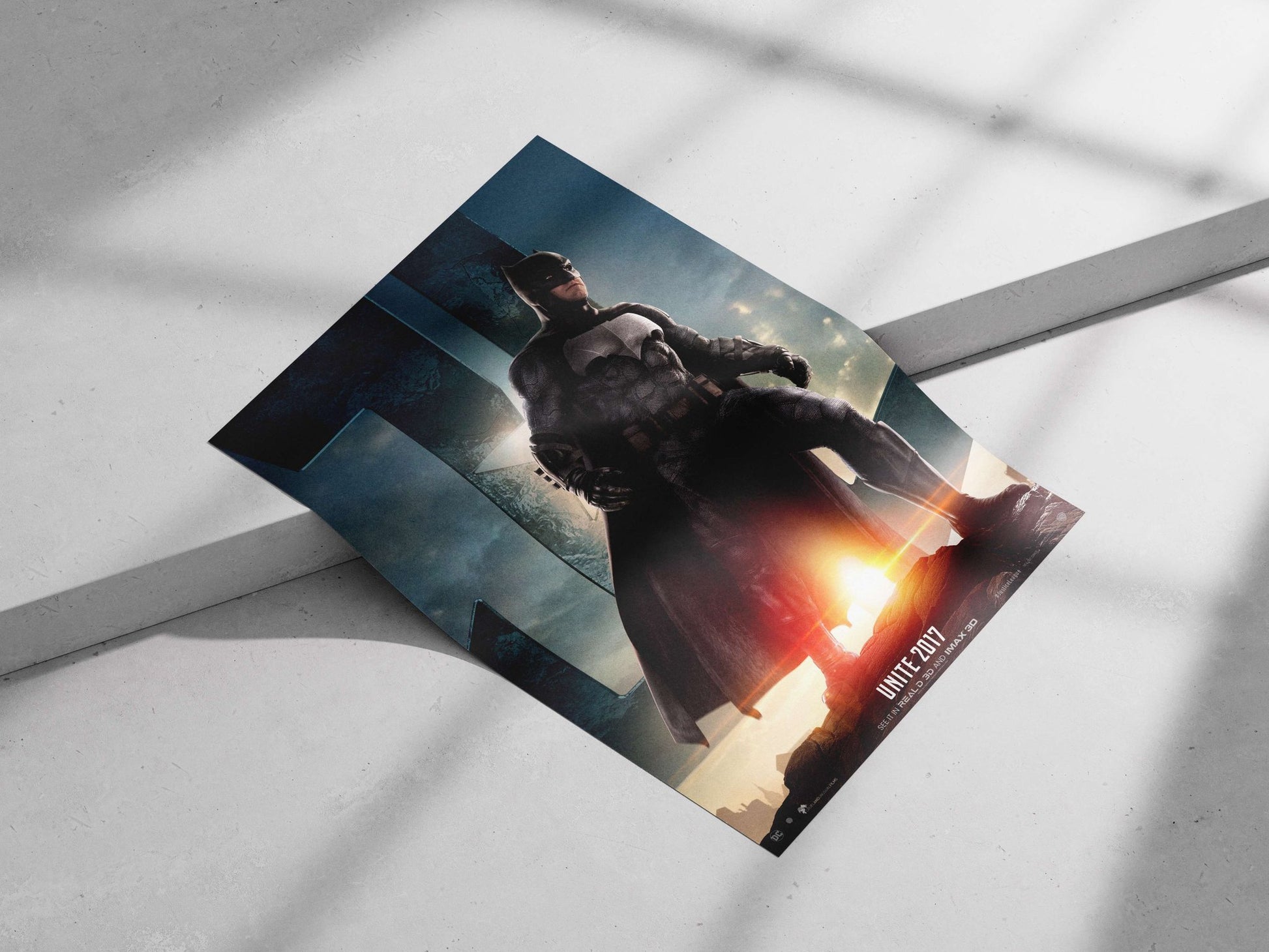Batman (DC Comics' Justice League franchise) Main Subject: Batman (DC Comics' Justice League franchise) Matte poster print —
