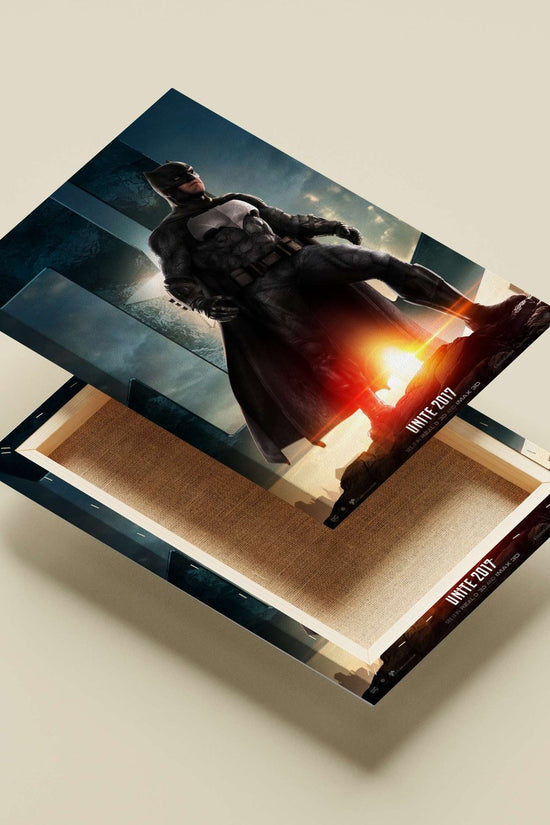 Batman (DC Comics' Justice League franchise) Main Subject: Batman (DC Comics' Justice League franchise) Canvas wall art —