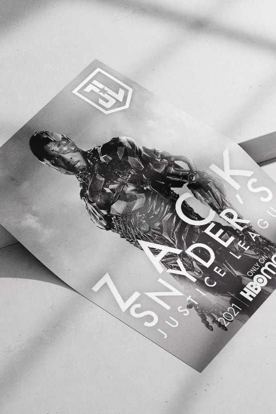 Cyborg (from Zack Snyder's Justice League) Main Subject: Cyborg (from Zack Snyder's Justice League) Matte poster print —