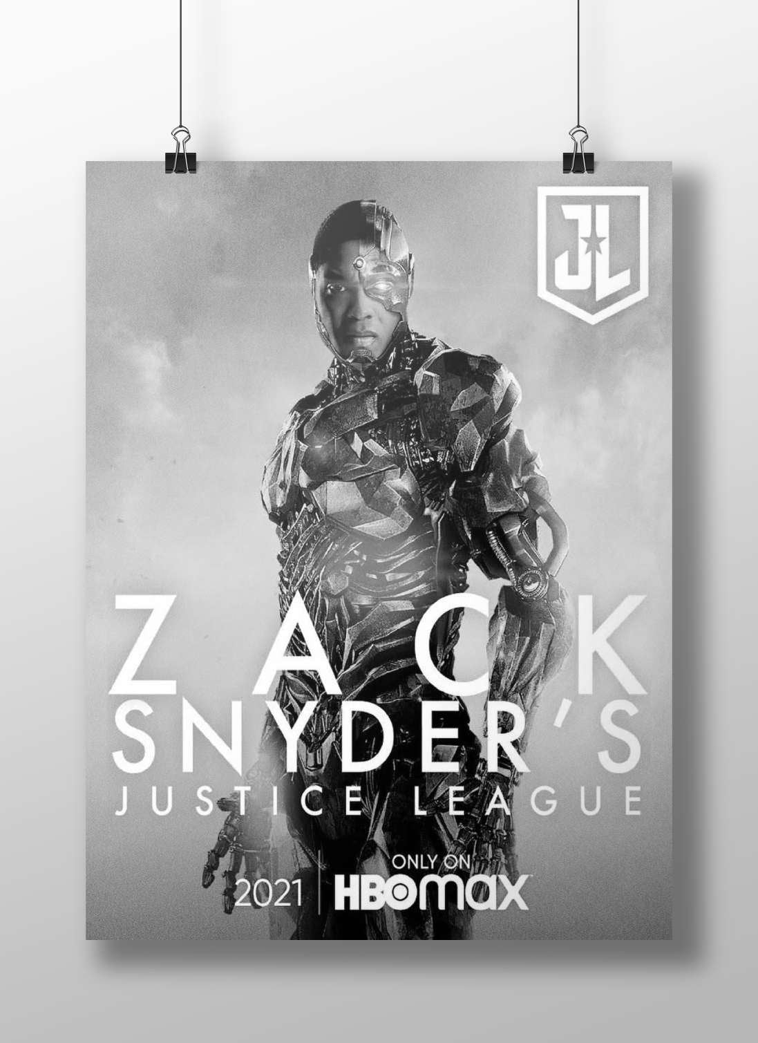 Cyborg (from Zack Snyder's Justice League) Main Subject: Cyborg (from Zack Snyder's Justice League) Matte BoizzBoard rigid