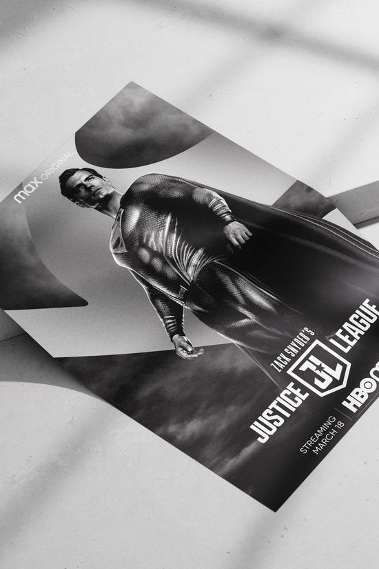 Superman (from Zack Snyder's Justice League) Main Subject: Superman (from Zack Snyder's Justice League) Matte poster print —