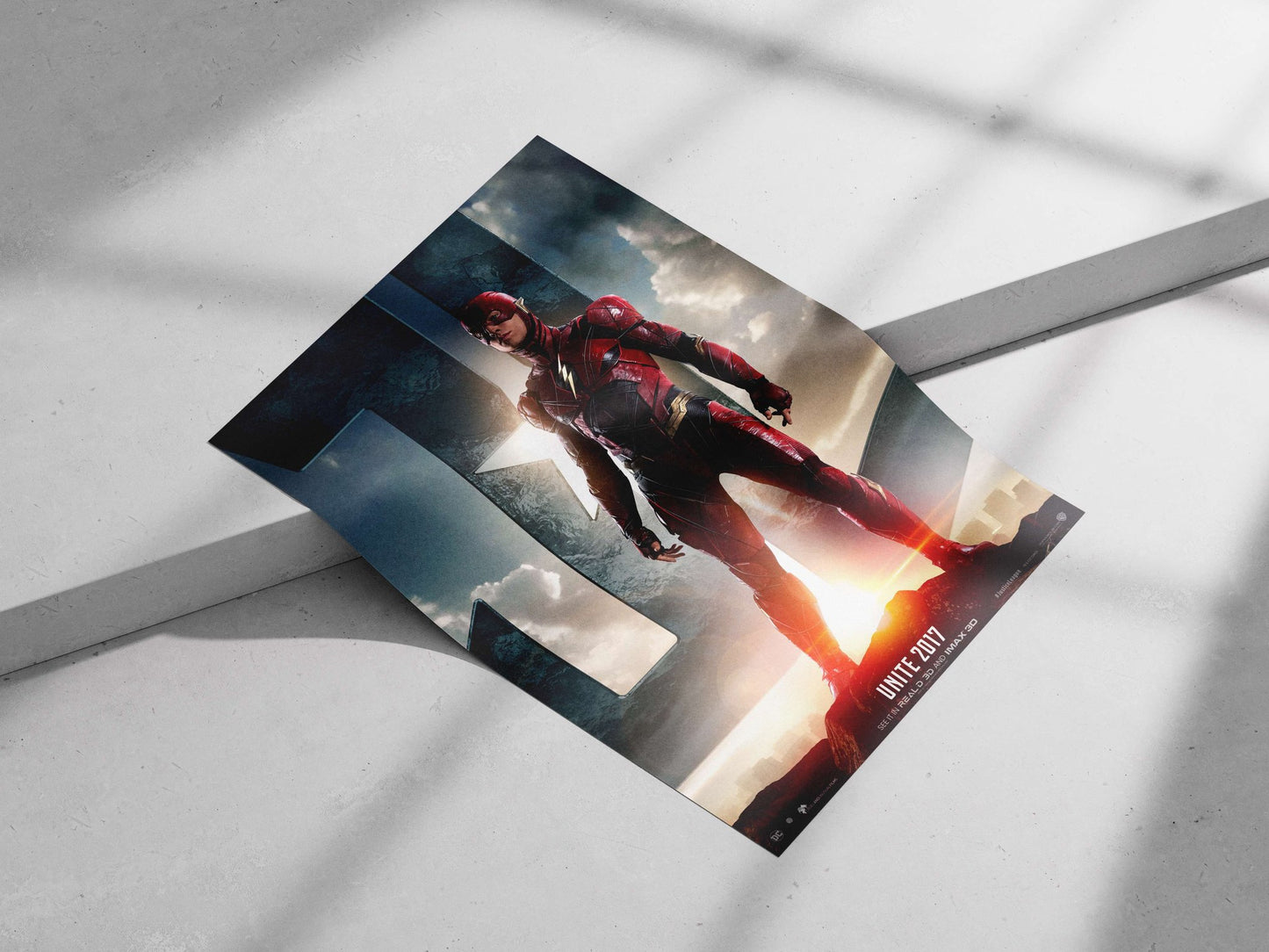 The Flash (Barry Allen) from DC Comics' Justice League franchise. Main Subject: The Flash (Barry Allen) from DC Comics'