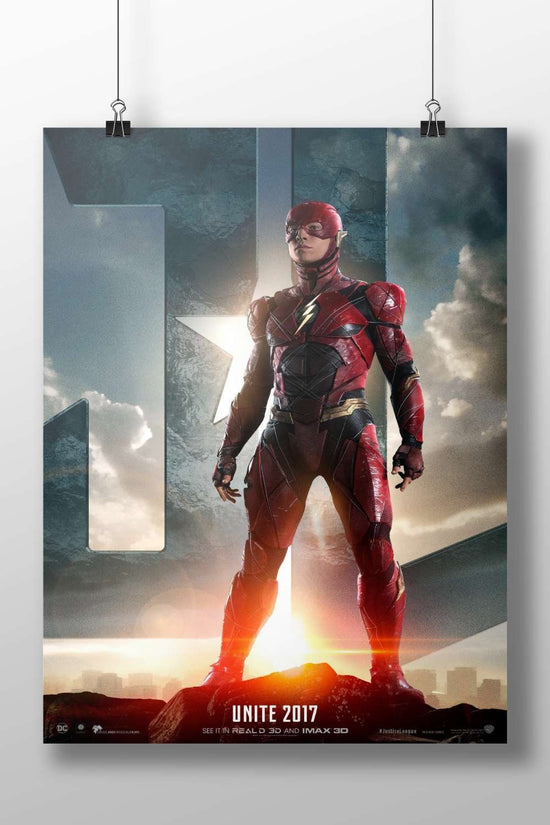 The Flash (Barry Allen) from DC Comics' Justice League franchise. Main Subject: The Flash (Barry Allen) from DC Comics'