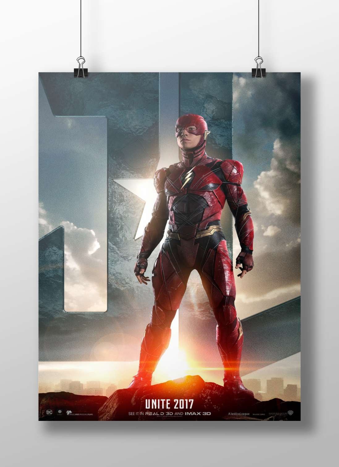 The Flash (Barry Allen) from DC Comics' Justice League franchise. Main Subject: The Flash (Barry Allen) from DC Comics'