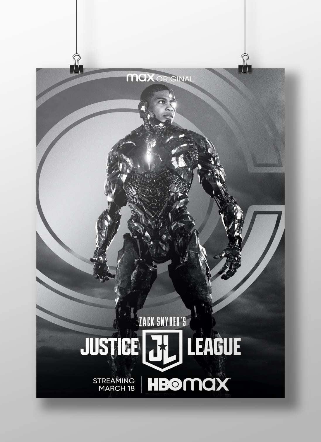 Cyborg (Victor Stone) from Zack Snyder's Justice League Main Subject: Cyborg (Victor Stone) from Zack Snyder's Justice