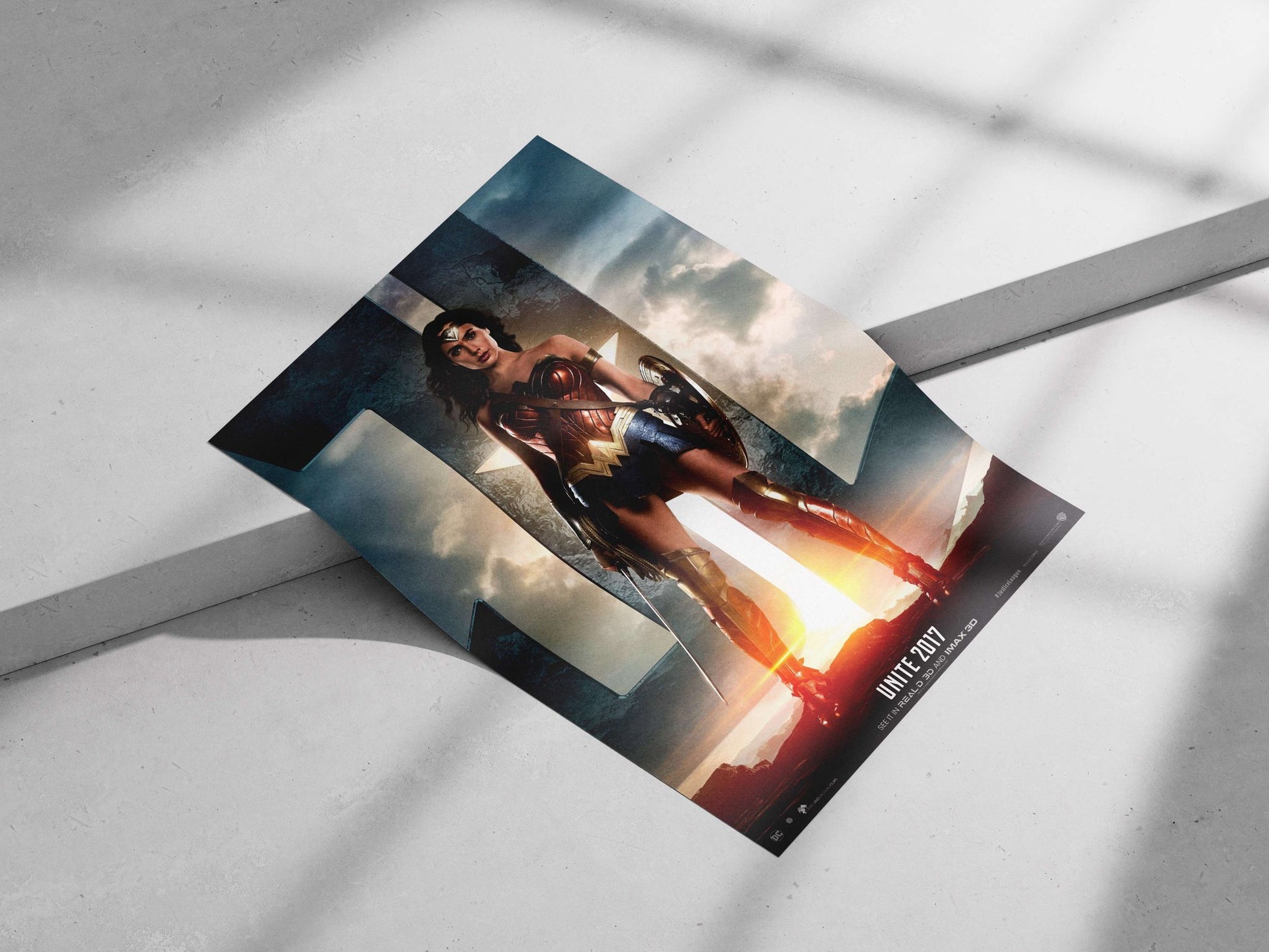 Wonder Woman (Diana Prince) from DC Comics' Justice League (2017) film Main Subject: Wonder Woman (Diana Prince) from DC