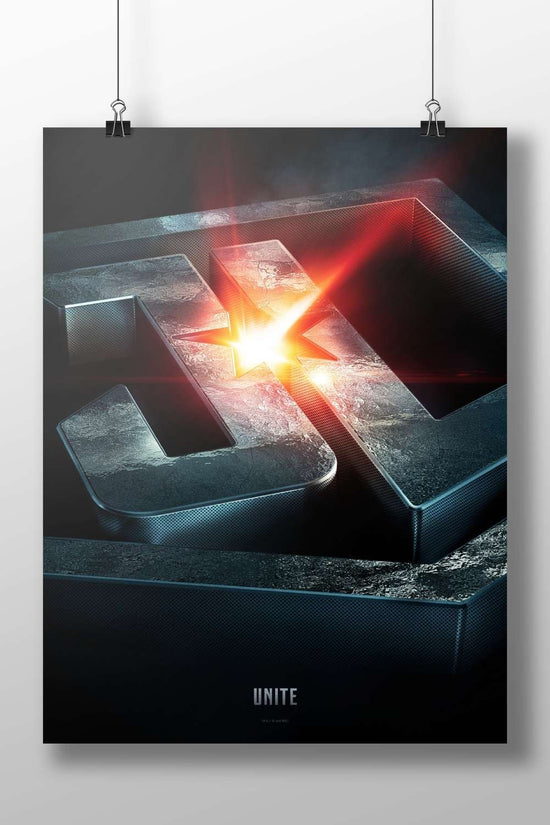 Superman S emblem Main Subject: Superman S emblem Matte BoizzBoard rigid print — Superhero wall art India | PosterBoizz